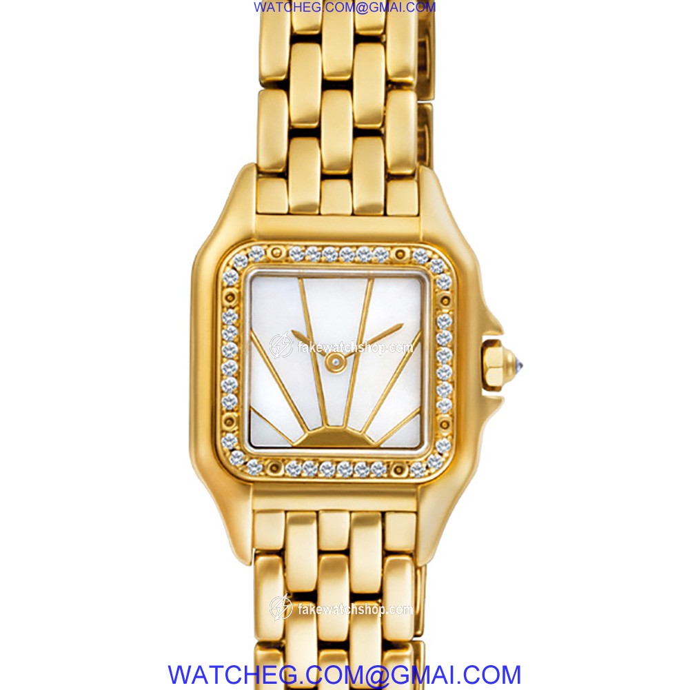 Cartier 001183 Panthere Quartz Female 18k yellow gold 2