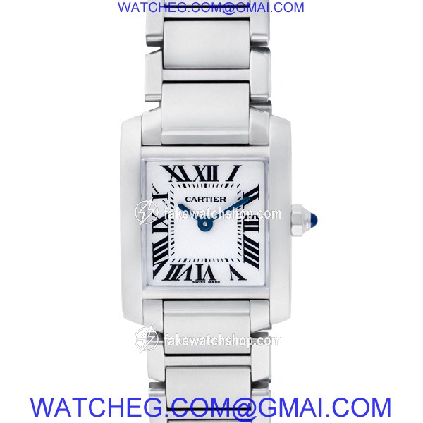 Cartier W51008Q3 Tank Francaise Quartz Female Stainless Steel 2