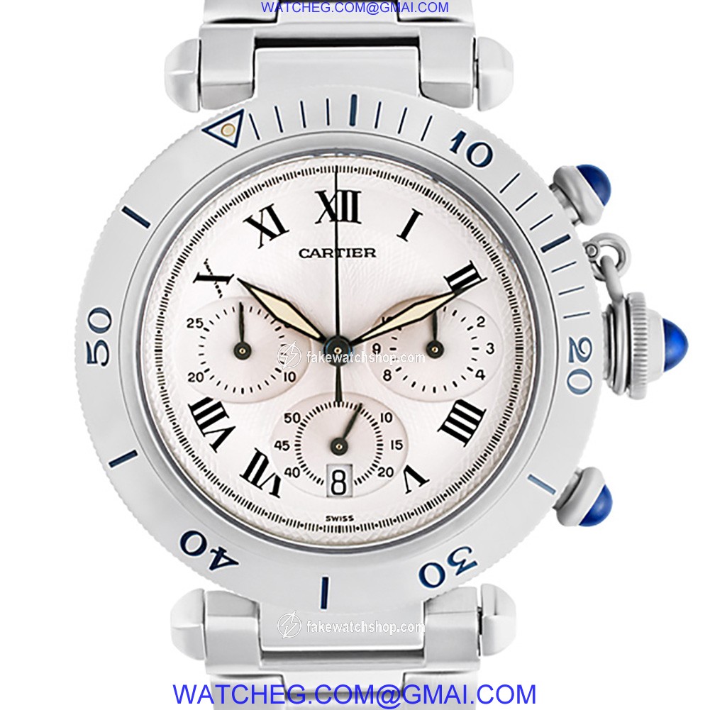 Cartier W31018H3 Pasha Quartz Unisex Stainless Steel 2