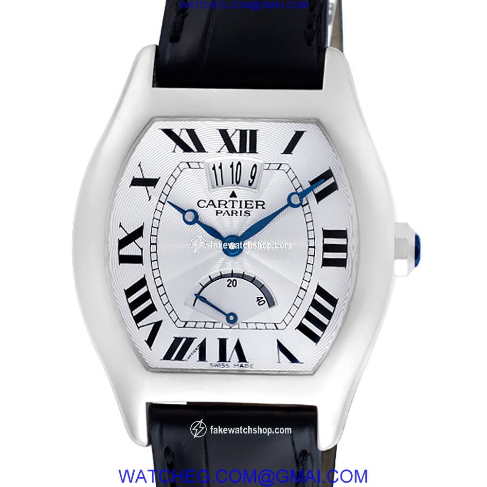 Cartier W1542751 Tortue Automatic Male 18k White Gold 2