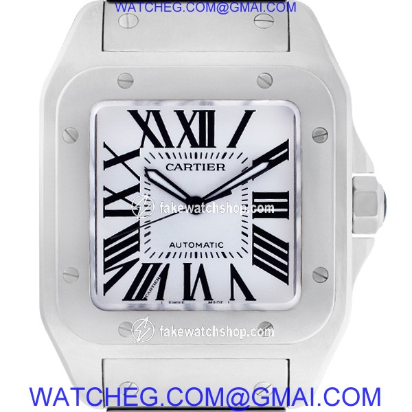 Cartier W200737G Santos 100 Automatic Male Stainless Steel 2