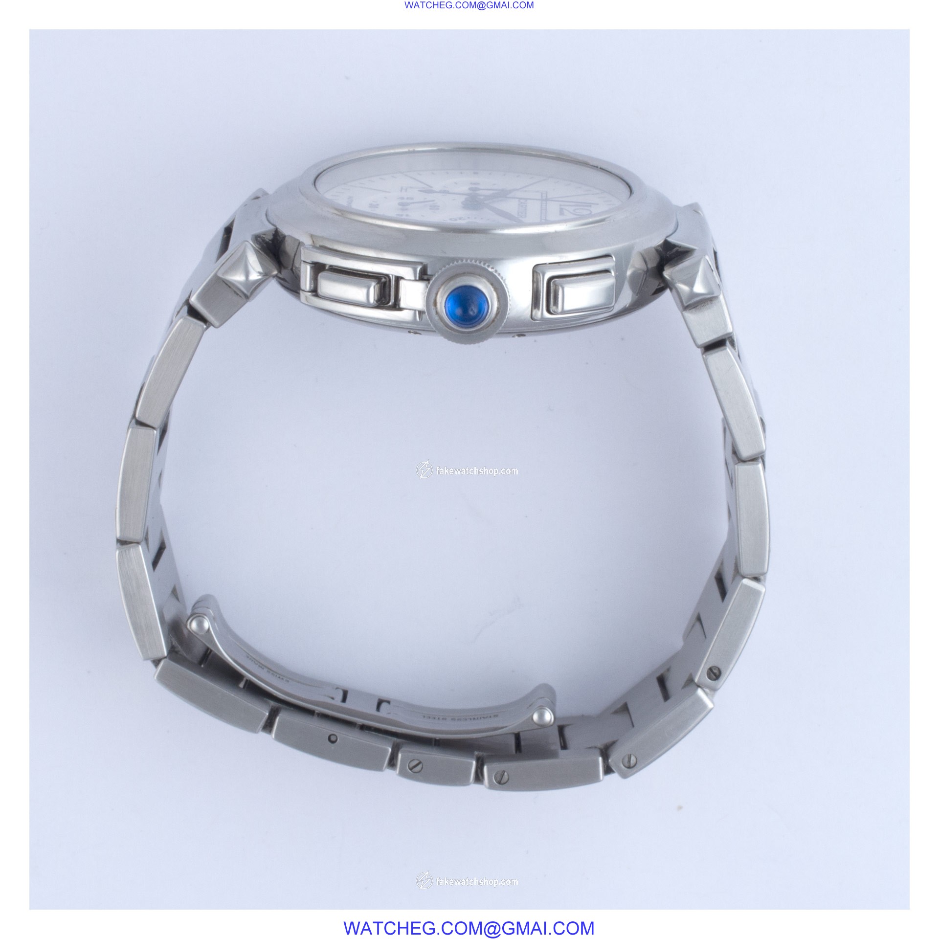 Cartier W31085M7 Pasha Automatic Male Stainless Steel 2