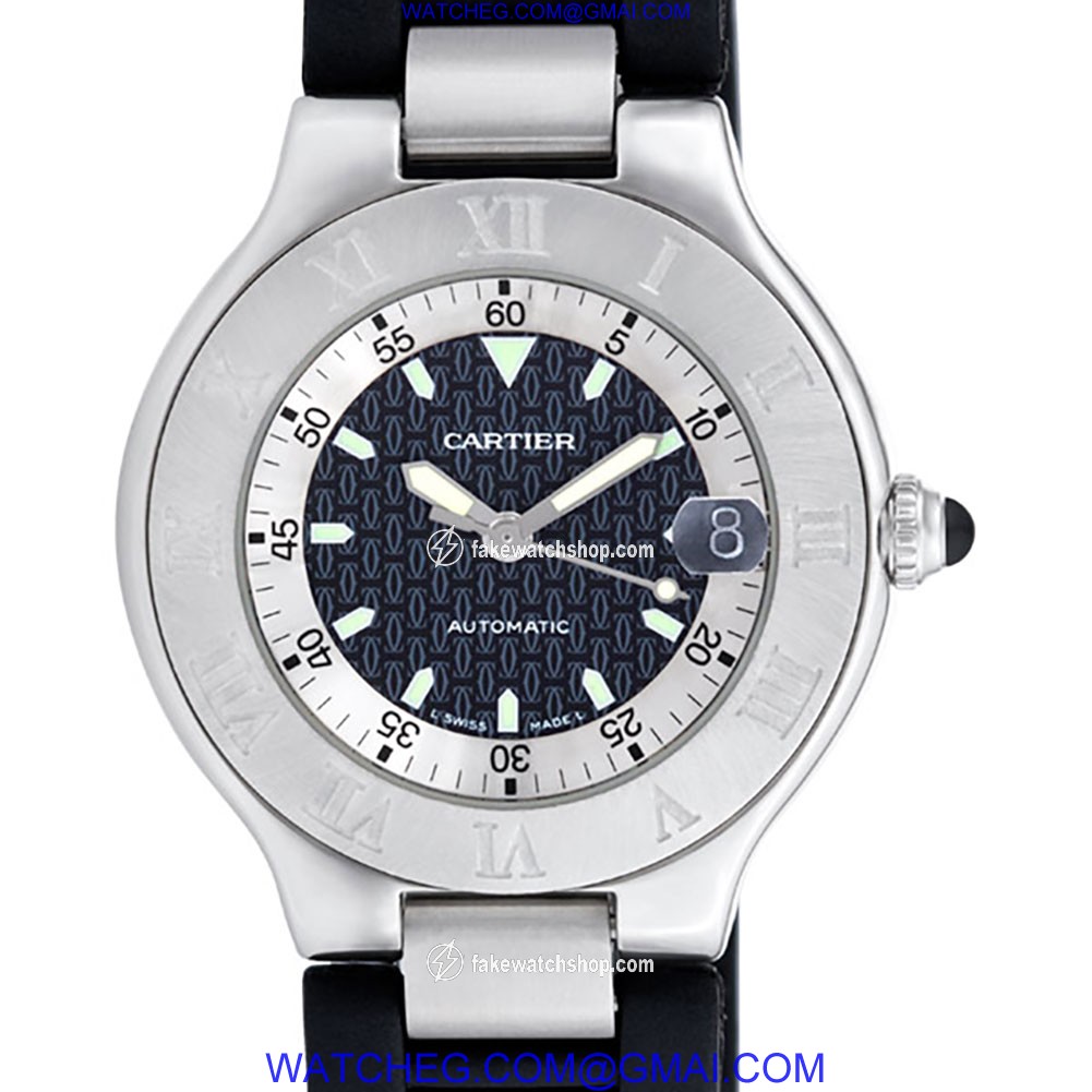 Cartier w10147u2 Autoscaph Automatic Unisex Stainless Steel 2