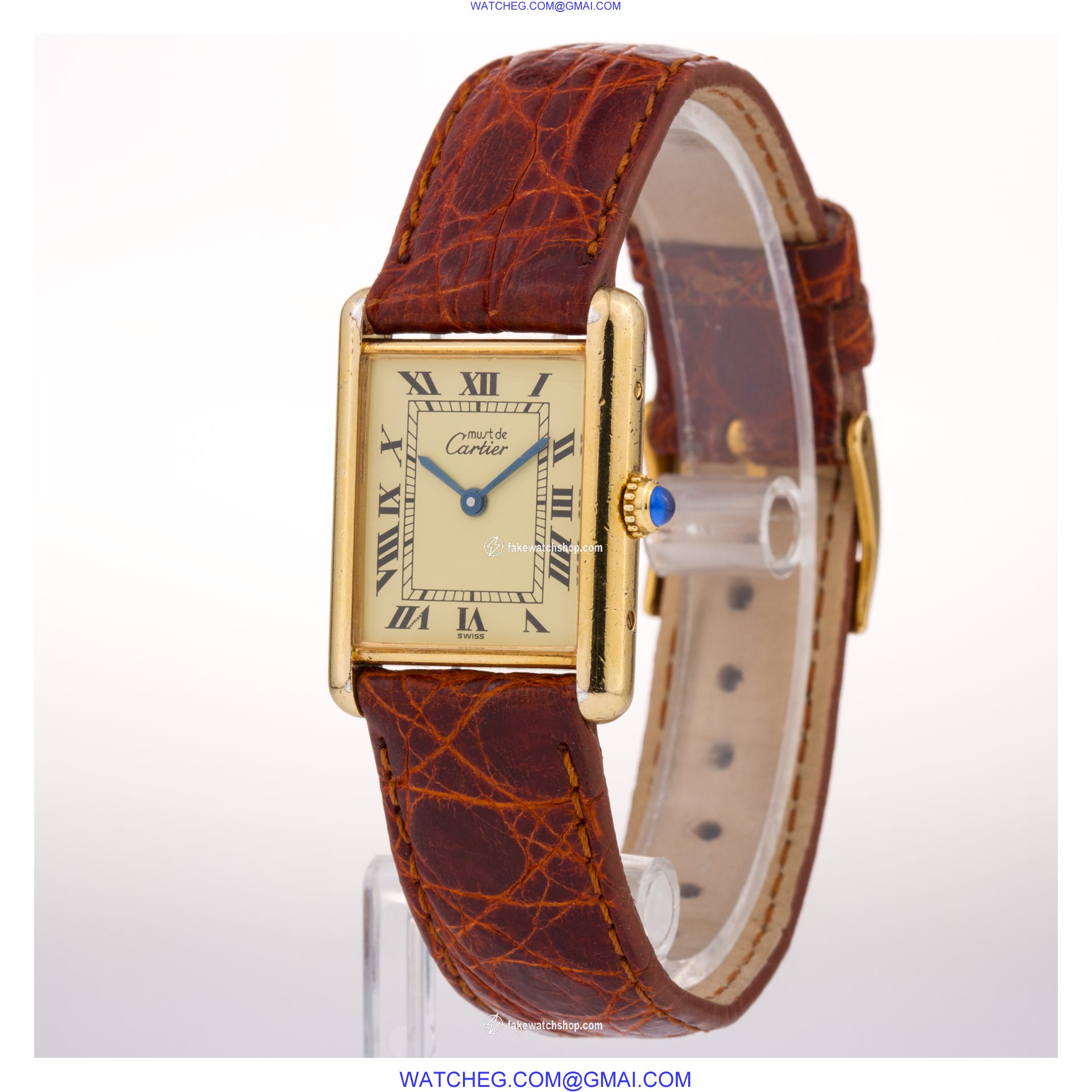 Cartier 60029 Tank Vermeil Manual Female Vermeil 2