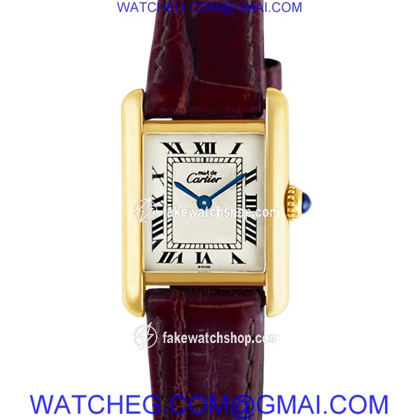 Cartier 60029 Tank Vermeil Manual Female Vermeil 2