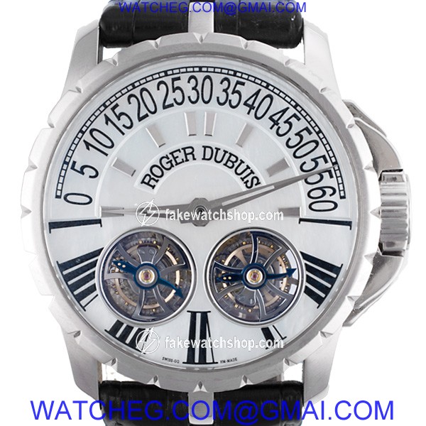 Roger Dubuis EX45019n1.67a Excalibur Tourbillon Manual Male 18k White Gold 2