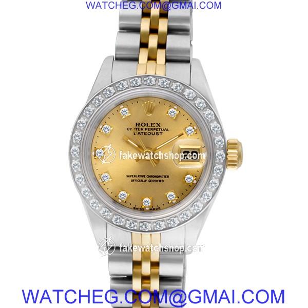 Rolex 69173 Datejust Automatic Female Stainless Steel 2