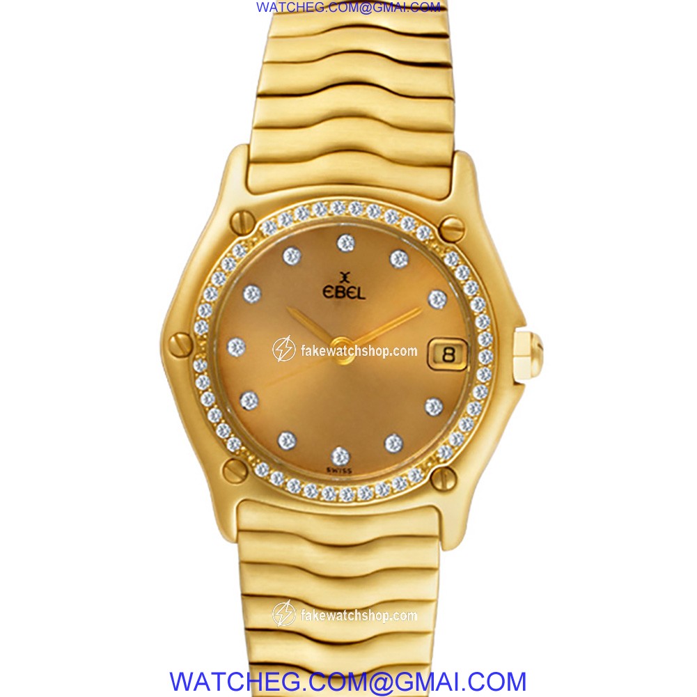 Ebel 883908 Sportwave Quartz Female 18k yellow gold 2