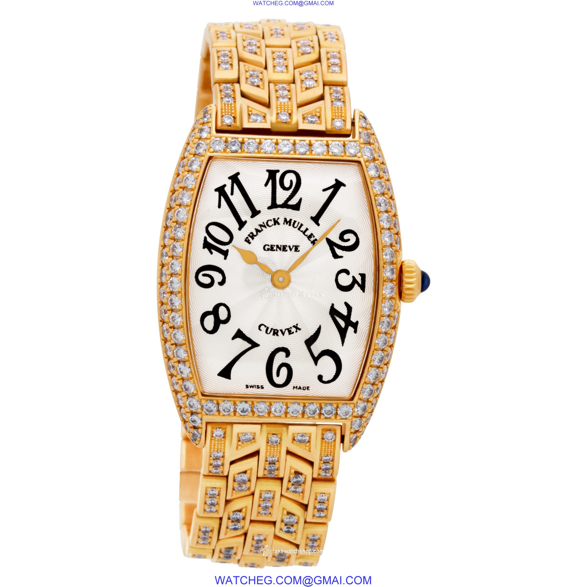 Franck Muller 1752qzd Curvex Quartz Female 18k Pink Gold 2
