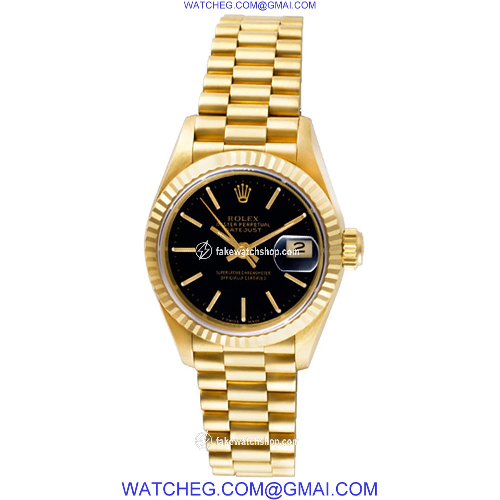 Rolex 69178 Datejust Automatic Female 18k yellow gold 2