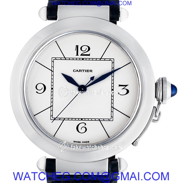 Cartier W3107255 Pasha 42mm Automatic Male Stainless Steel 2