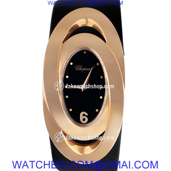 Chopard 127457 Oval Quartz Female 18k rose gold 2