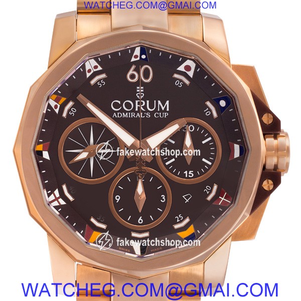 Corum 01.0023 Admirals Cup Automatic Male 18k rose gold 2