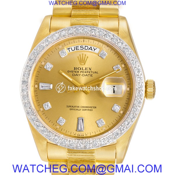 Rolex 18978 Day-Date Automatic Male 18k yellow gold 2