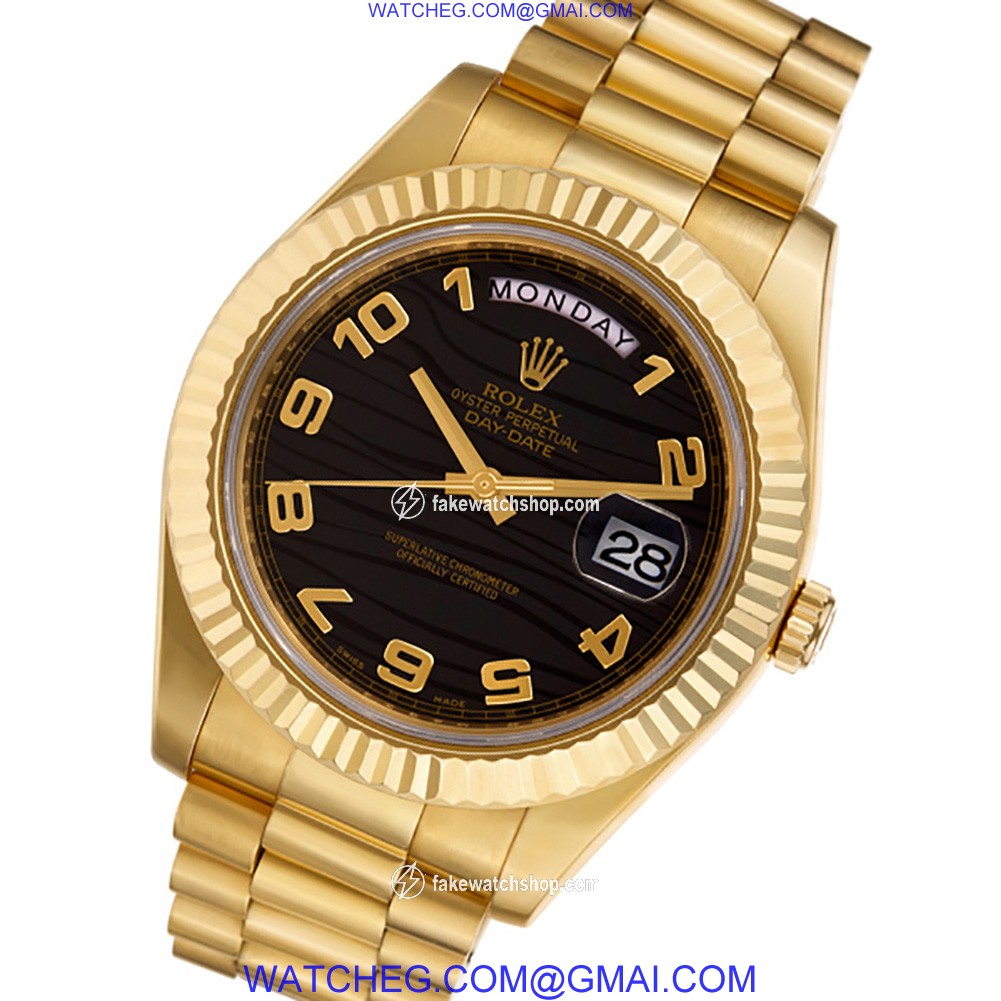 Rolex 218238 Day-Date II Automatic Male 18k yellow gold 2