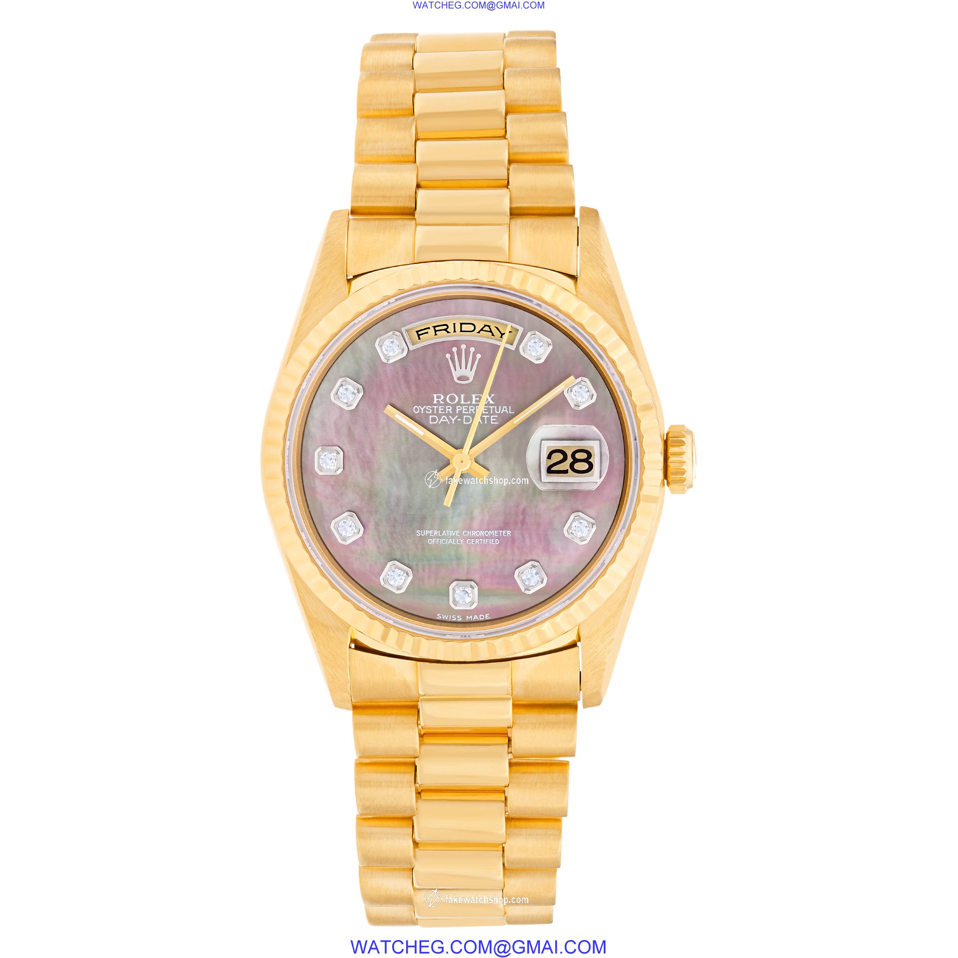 Rolex 18238 Day-Date Automatic Male 18k yellow gold 2