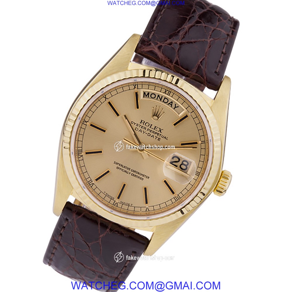 Rolex 18038 Day-Date Automatic Male 18k yellow gold 2