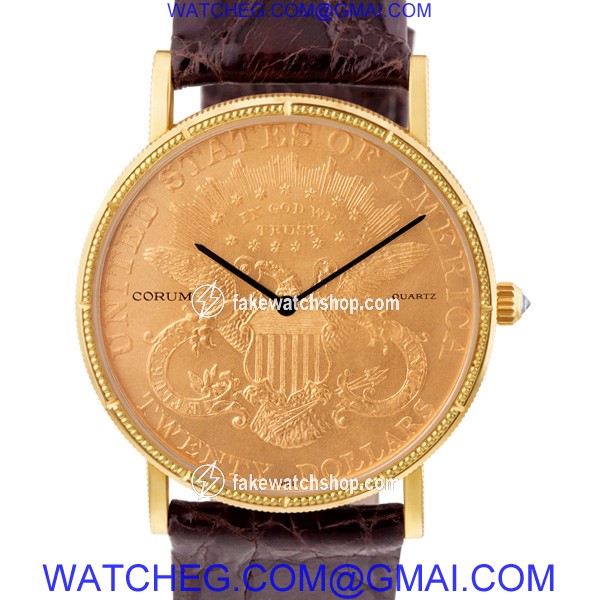 Corum Corum 3007 $20 Coin Quartz Male Gold 2