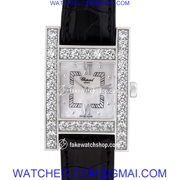 Chopard 445/1 Your Happy Quartz Female 18k White Gold 2