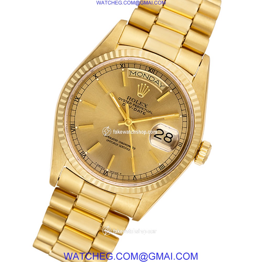 Rolex 18078 Day-Date Automatic Male 18k yellow gold 2