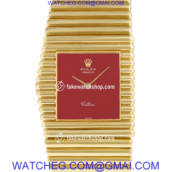 Rolex 4015 King Midas Manual Male 18k yellow gold 2