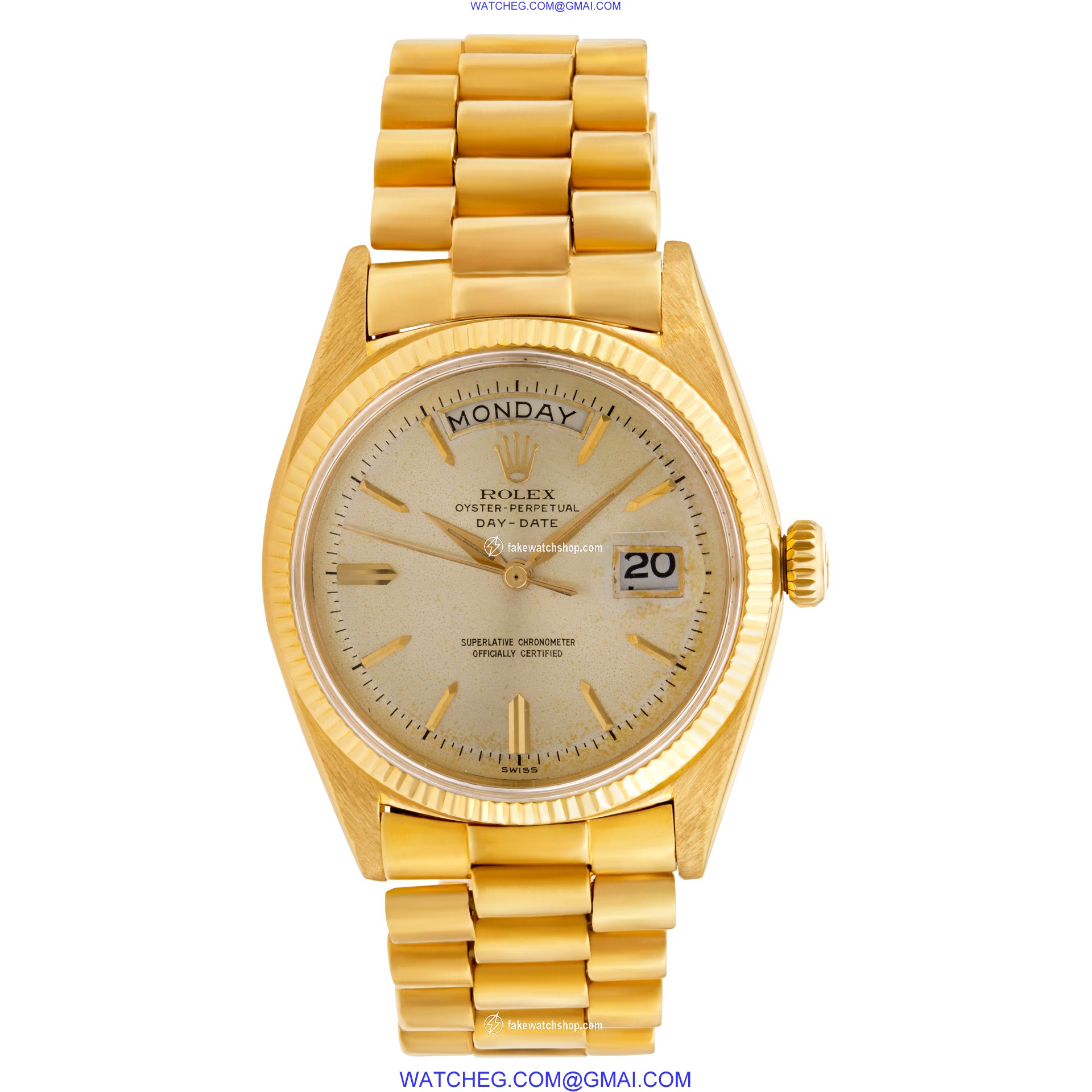 Rolex 1803 Day-Date Automatic Male 18k Yellow Gold 2