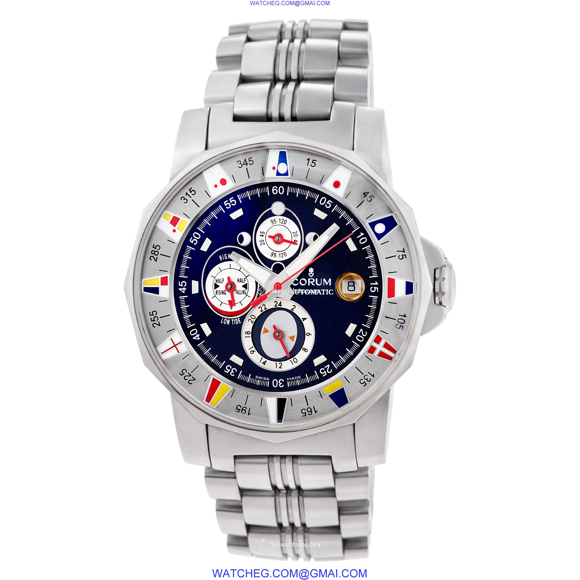 Corum 977.6301.20 Admirals cup 44 tides Automatic Male Stainless Steel 2