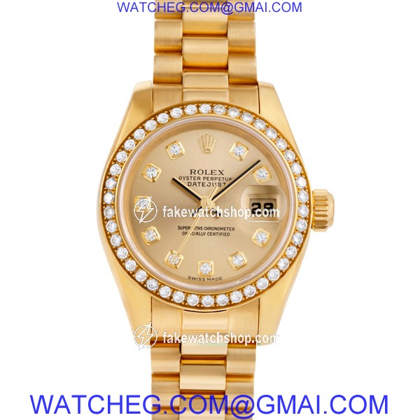 Rolex 179138 Datejust Automatic Female 18k yellow gold 2