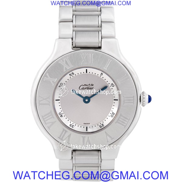 Cartier W10110T2 Must 21 Quartz Unisex Stainless Steel 2