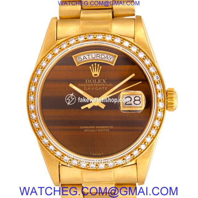 Rolex 18038 Day-Date Automatic Unisex 18k yellow gold 2