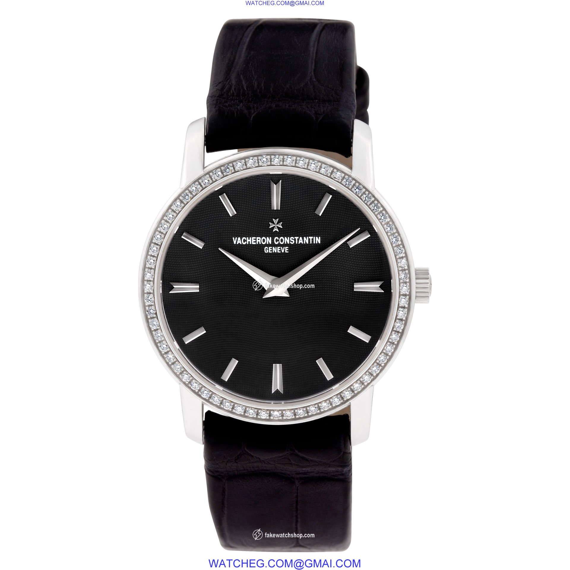 Vacheron Constantin 25558 patrimony Quartz Female 18k White Gold 2