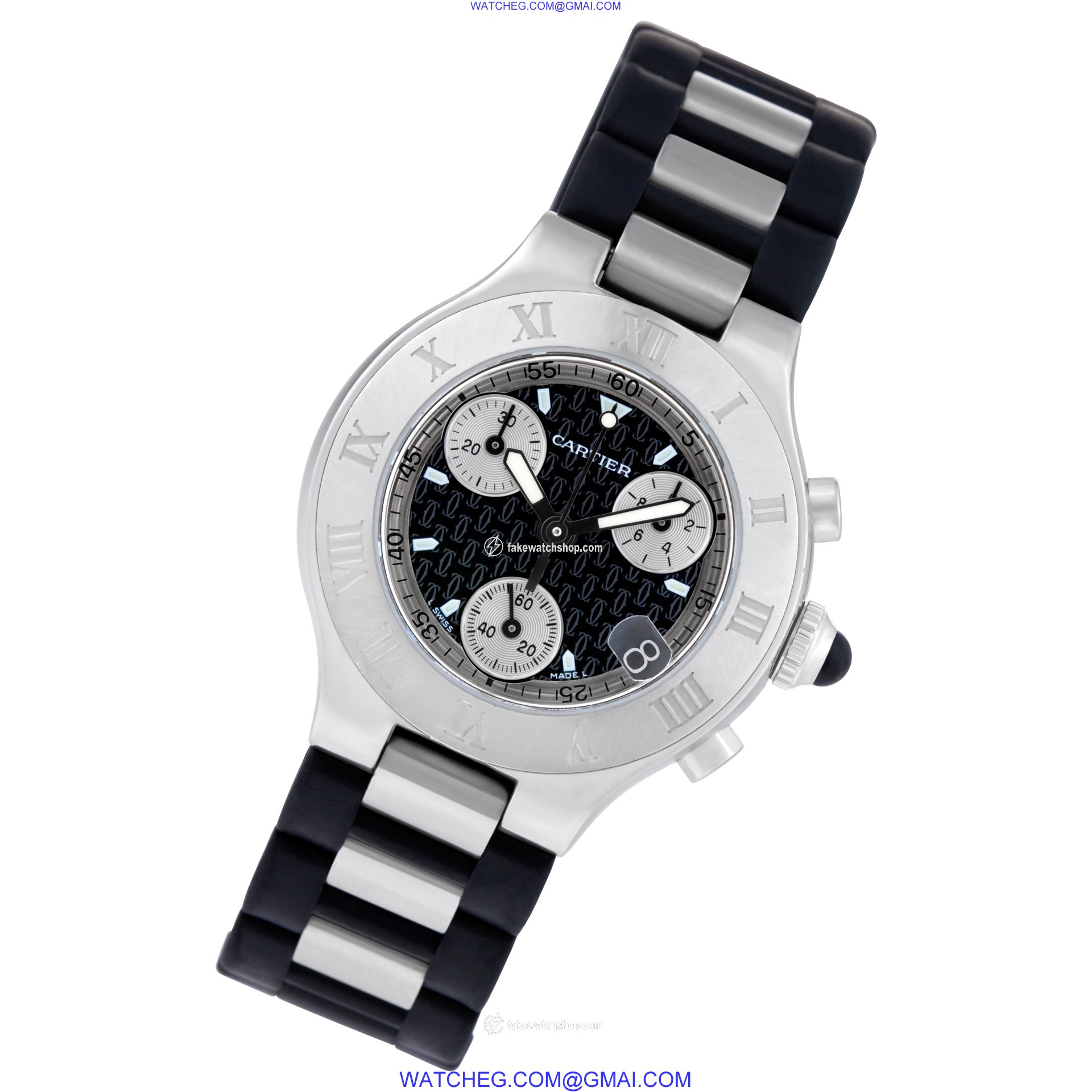 Cartier W10125U2 Chronoscaph 21 Quartz Female Stainless Steel 2