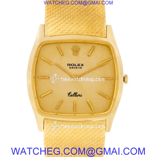 Rolex 3805 Cellini Manual Male 18k yellow gold 2