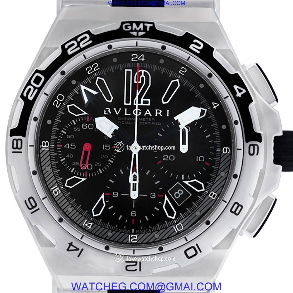 Bvlgari DP 45 STV CH/GMT Diagono Professional Automatic Male Stainless Steel 2