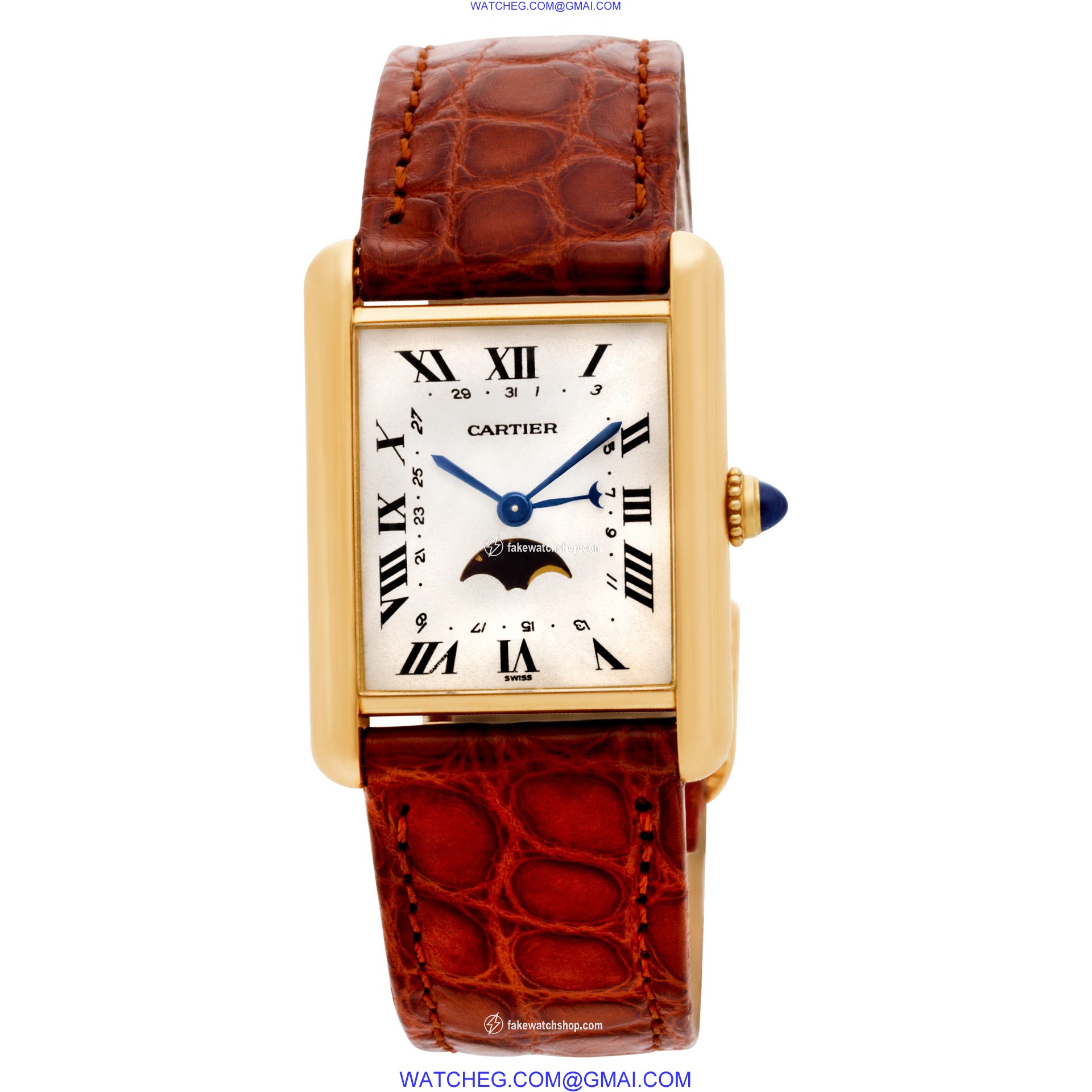Cartier Cartier 2034 Tank Quartz Unisex 18k yellow gold 2