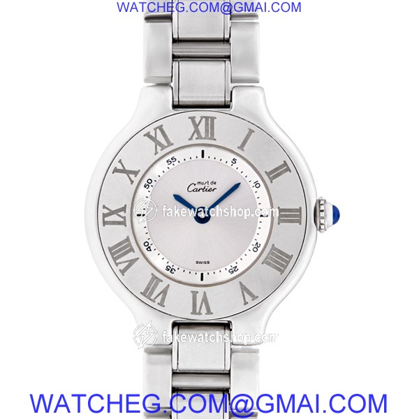 Cartier 1340 21 Quartz Female Stainless Steel 2