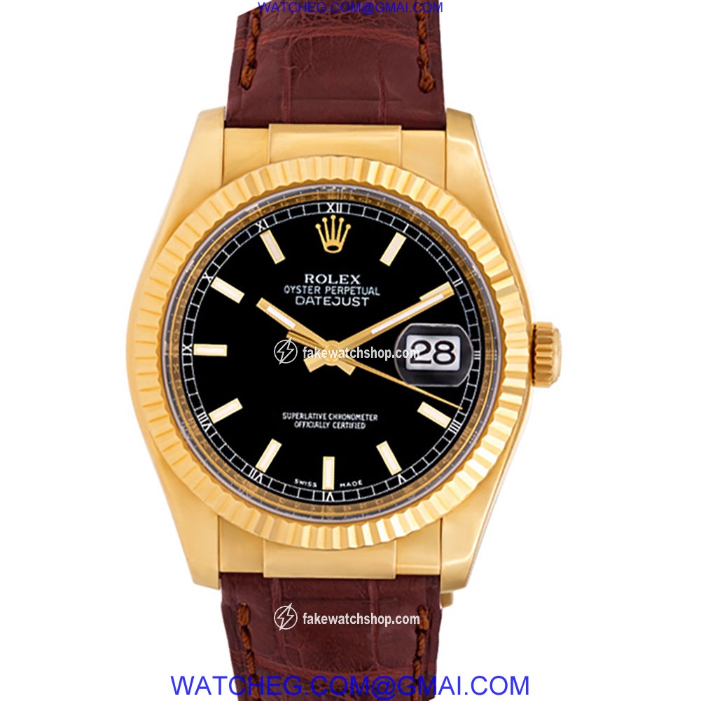 Rolex 116138 Datejust Automatic Male 18k yellow gold 2