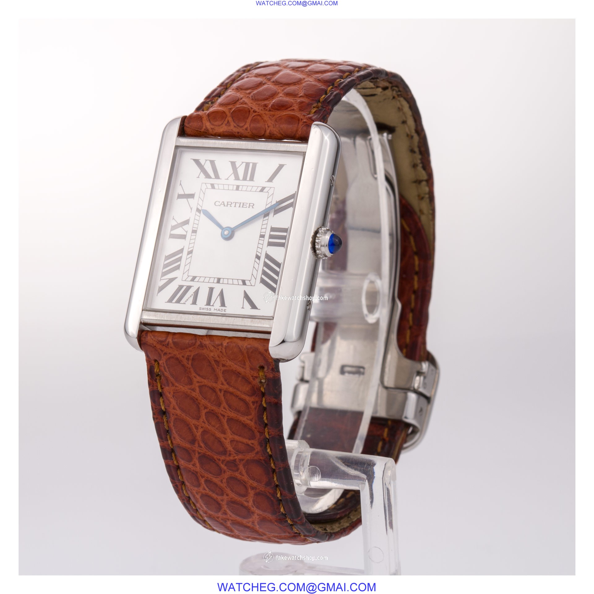 Cartier W1018355 Tank Solo Quartz Unisex Stainless Steel 2