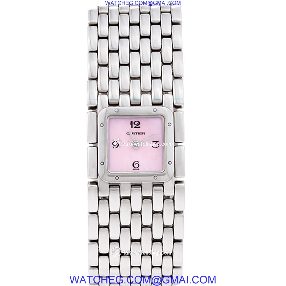 Cartier 2420 Ruban Quartz Female Stainless Steel 2