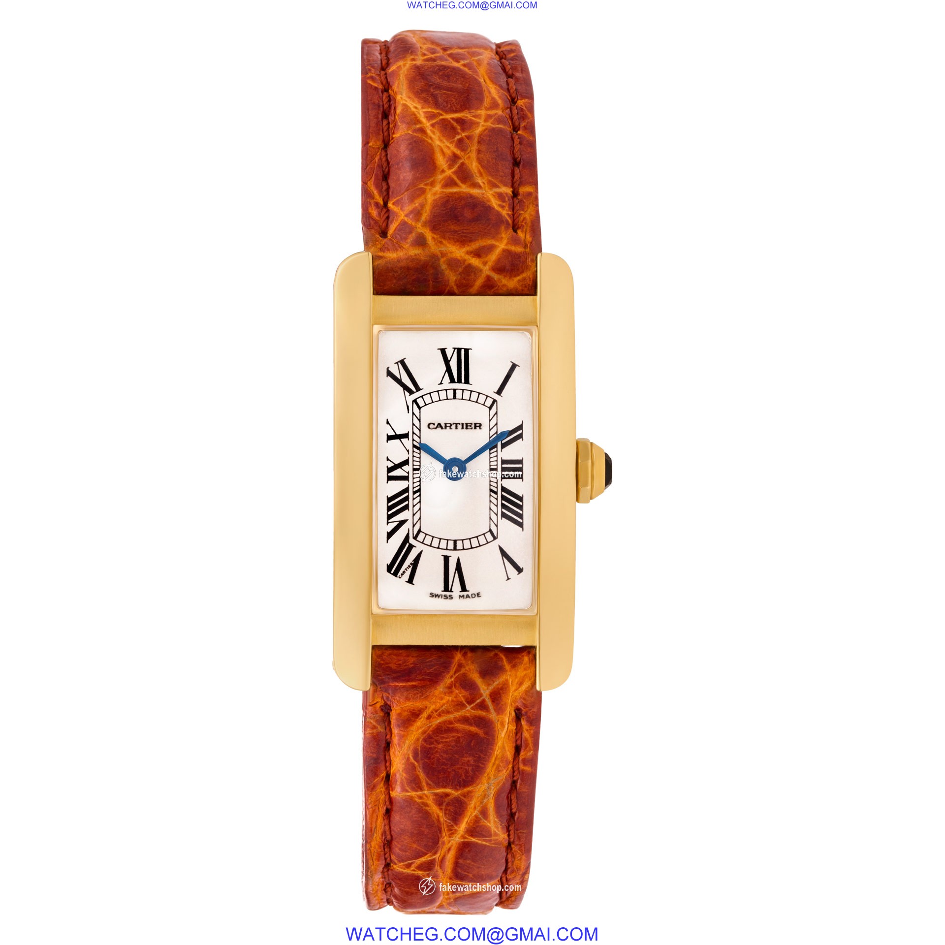 Cartier W2601556 Tank American Quartz Female 18k yellow gold 2