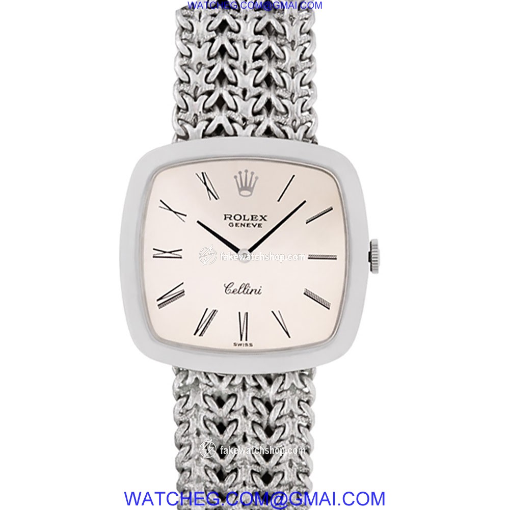 Rolex 3840 Cellini Manual Male 18k White Gold 2
