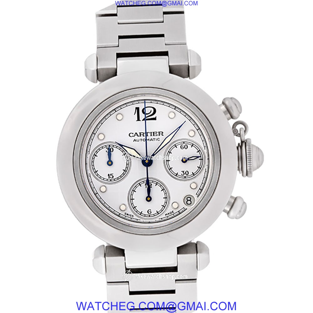 Cartier W31039M7 Pasha Chronograph Automatic Male Stainless Steel 2