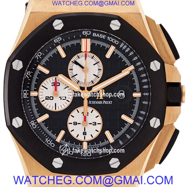 Audemars Piguet 26400RO.00.A002CA.01 Royal Oak Offshore Automatic Male 18k Pink Gold 2
