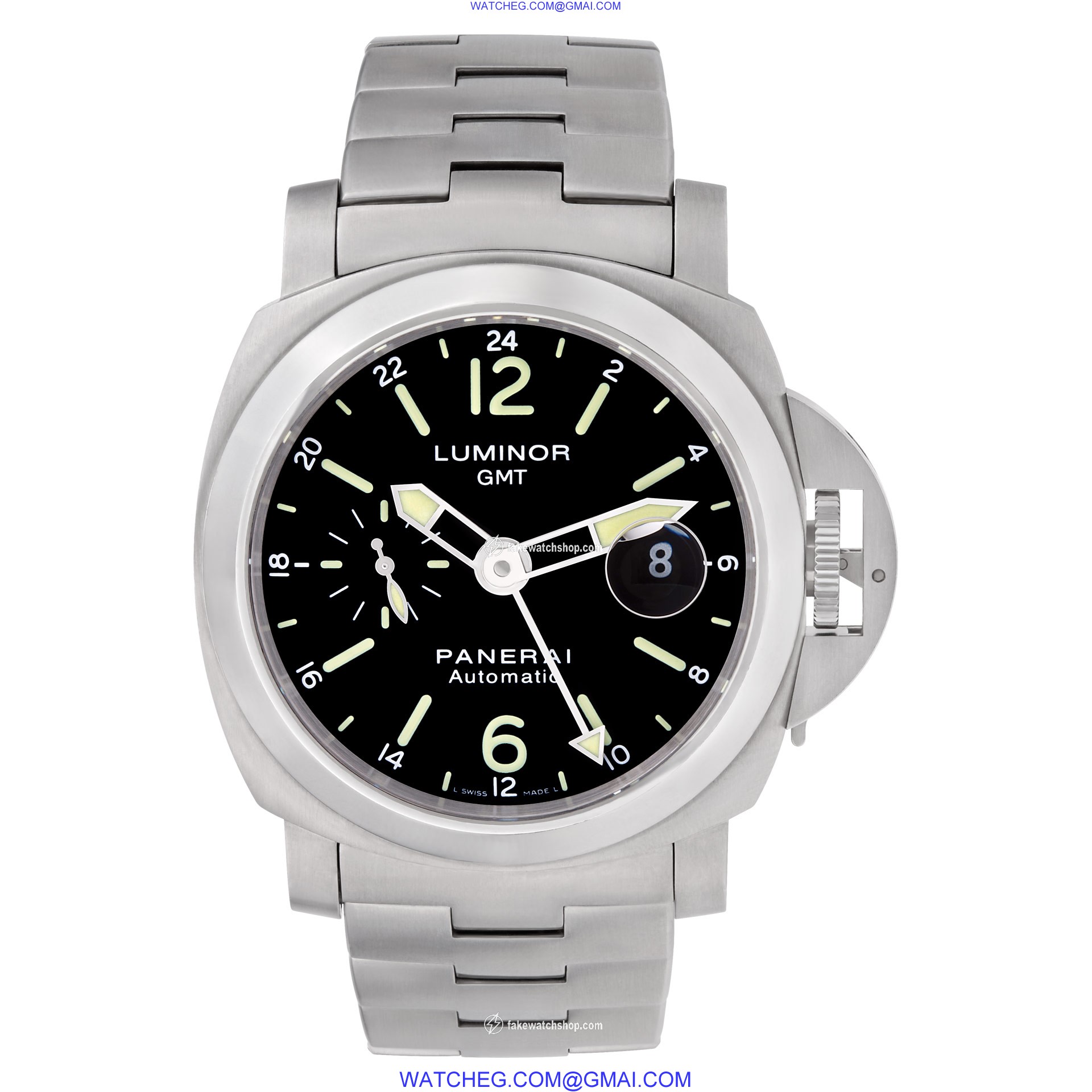Panerai PAM00297 luminor GMT Automatic Male Stainless Steel 2