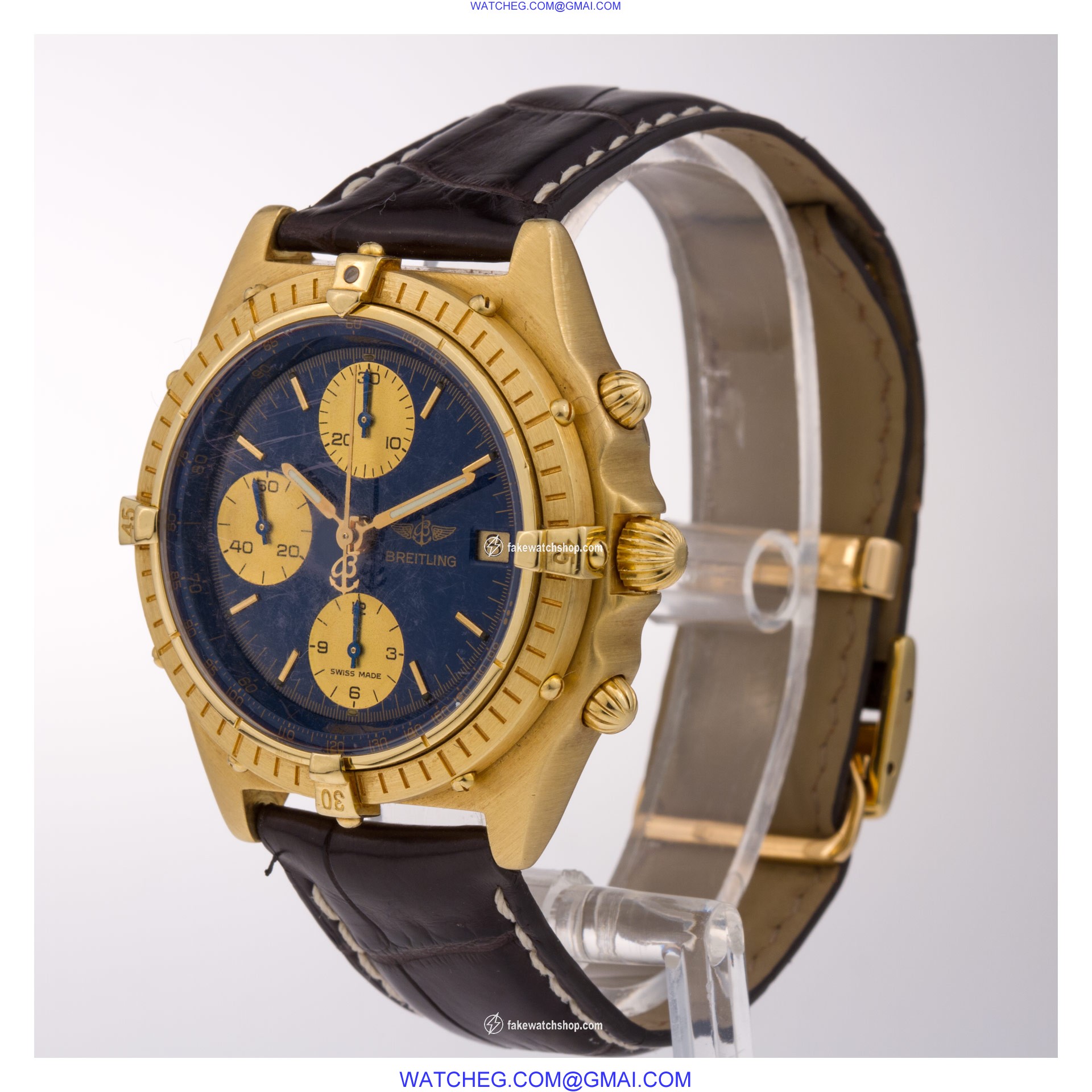 Breitling 1596 Chronomat Automatic Male 18k yellow gold 2