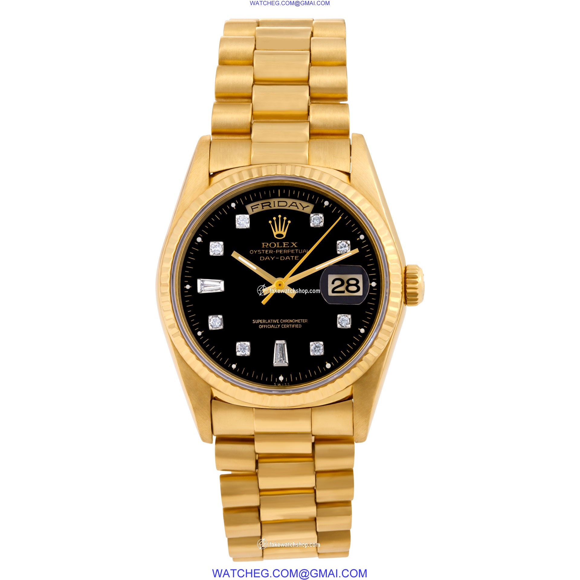 Rolex 18238 Day-Date Automatic Male 18k yellow gold 2
