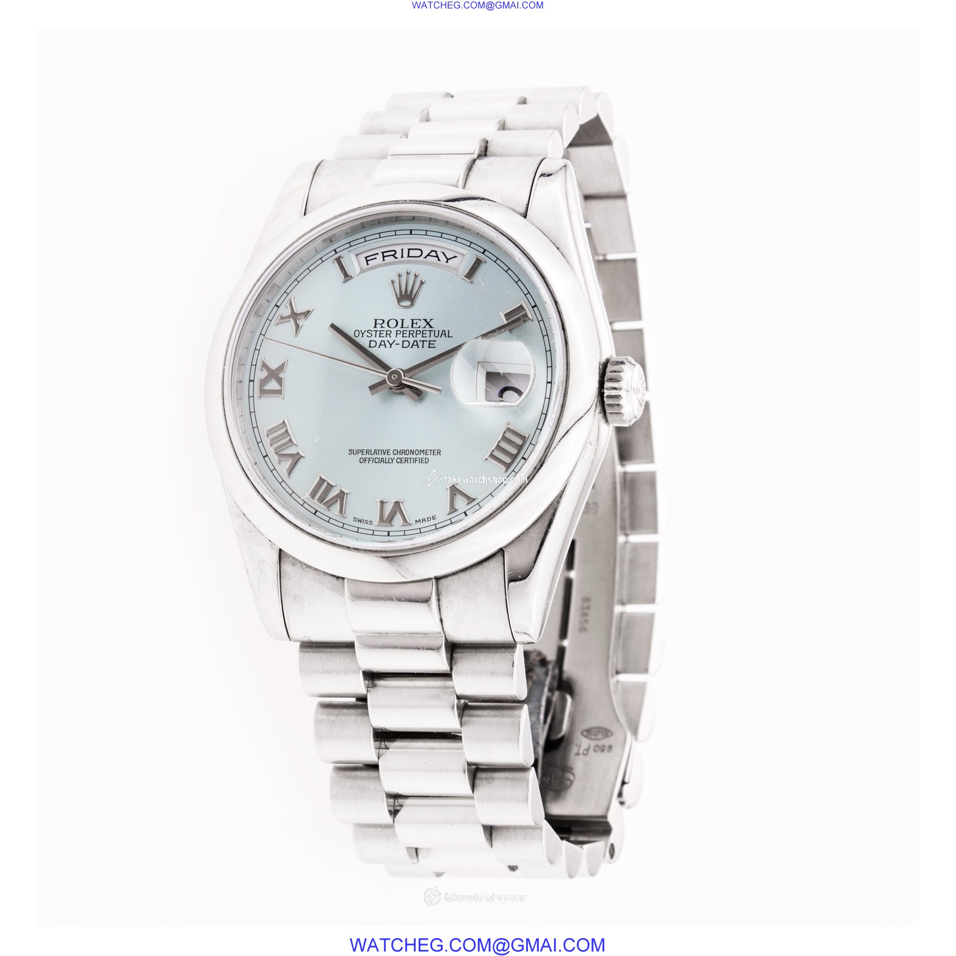 Rolex 118206 Day-Date Automatic Male Platinum 2