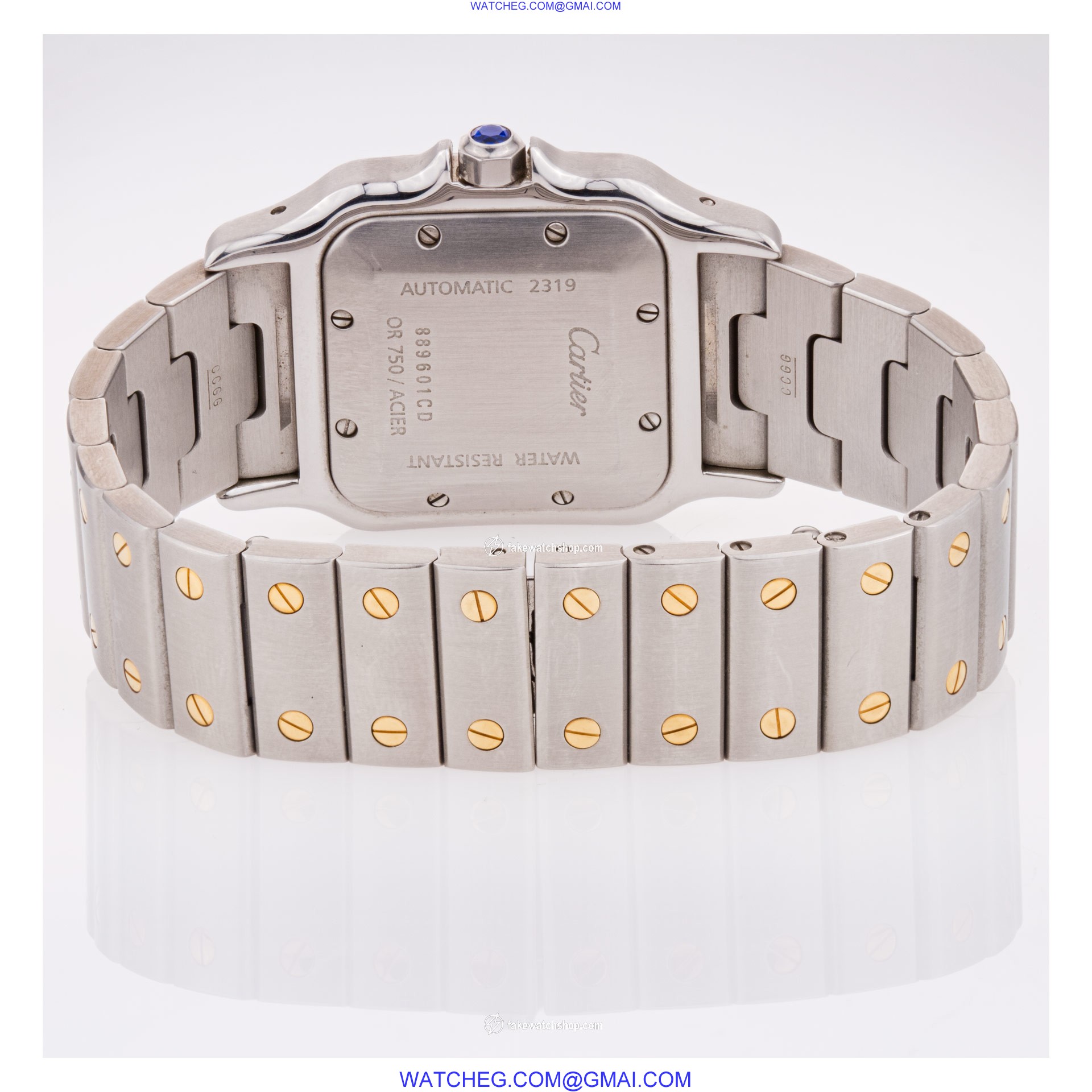 Cartier W20011C4 Santos Automatic Unisex Stainless Steel 2
