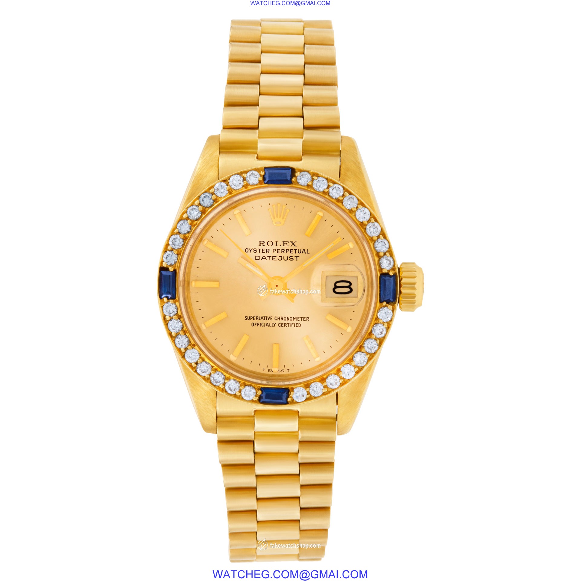 Rolex 6917 Datejust Automatic Female 18k yellow gold 2