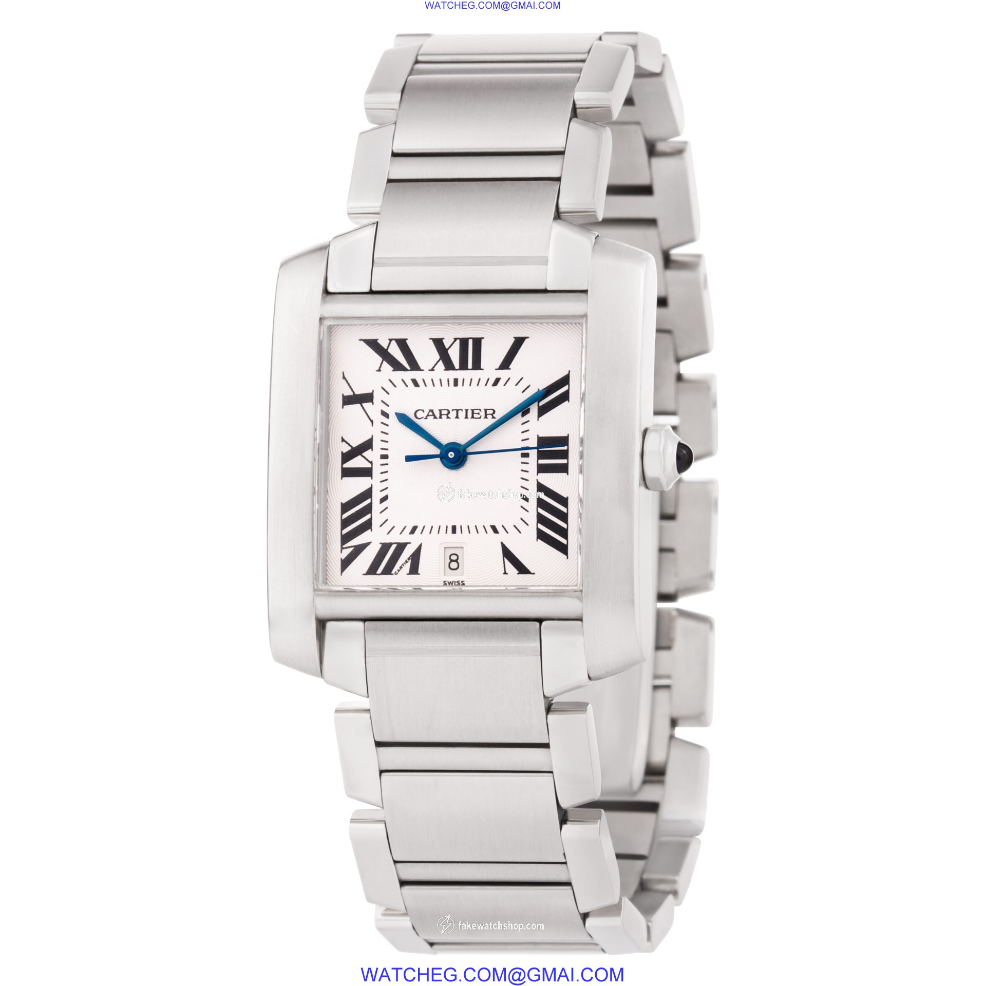 Cartier w51002q3 Tank Francaise Automatic Unisex Stainless Steel 2